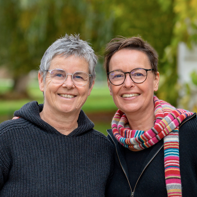 Ute Haselmaier und Simone Vöhse