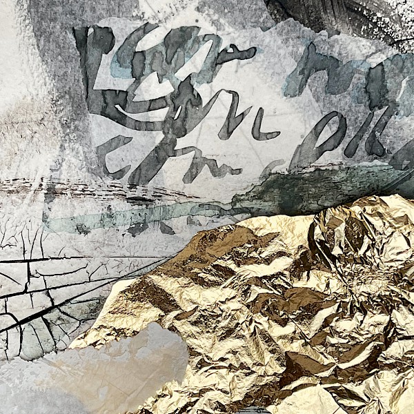 Gold, Raureif und Mamor