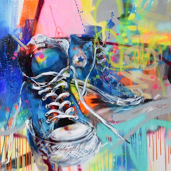 Abstraktion und Objekte Mixed Media