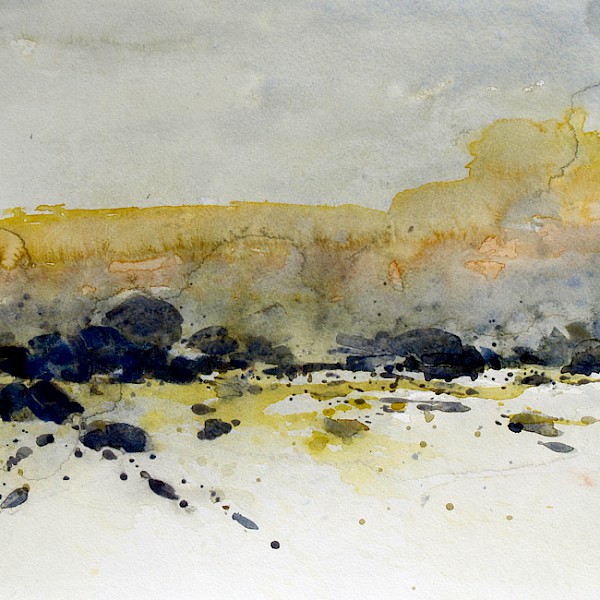 Fließende Aquarell-Landschaften – keine Angst vor Wasser!