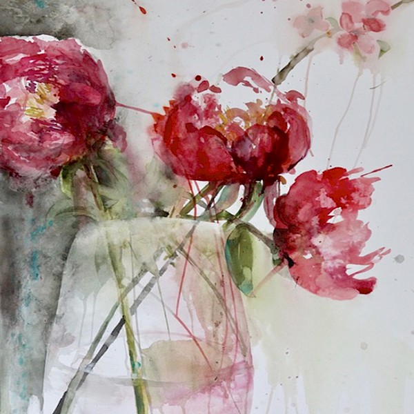 Spätsommer-Blüten und Sonnenblumen