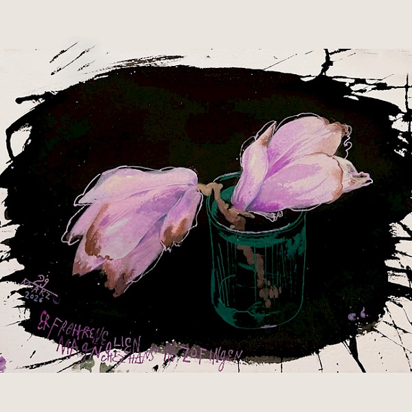 Vom Skizzenbuch zur Gouache: Pflanzen & Blumen am Schloß Blumenthal